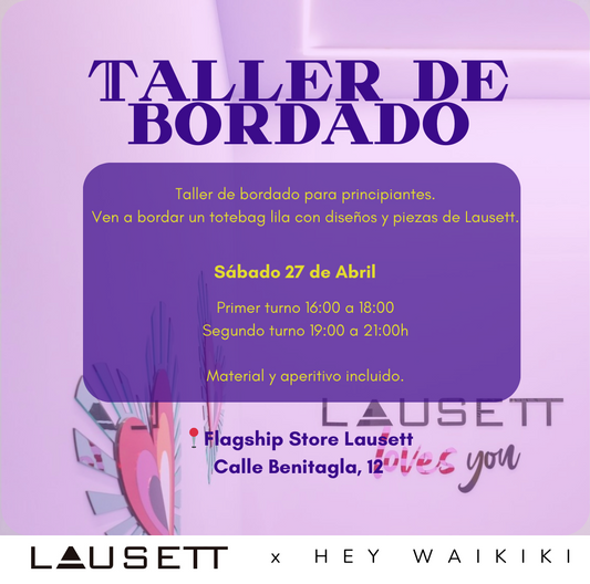 Taller LAUSETT & HEY WAIKIKI Primer Turno 16.00 a 18.00
