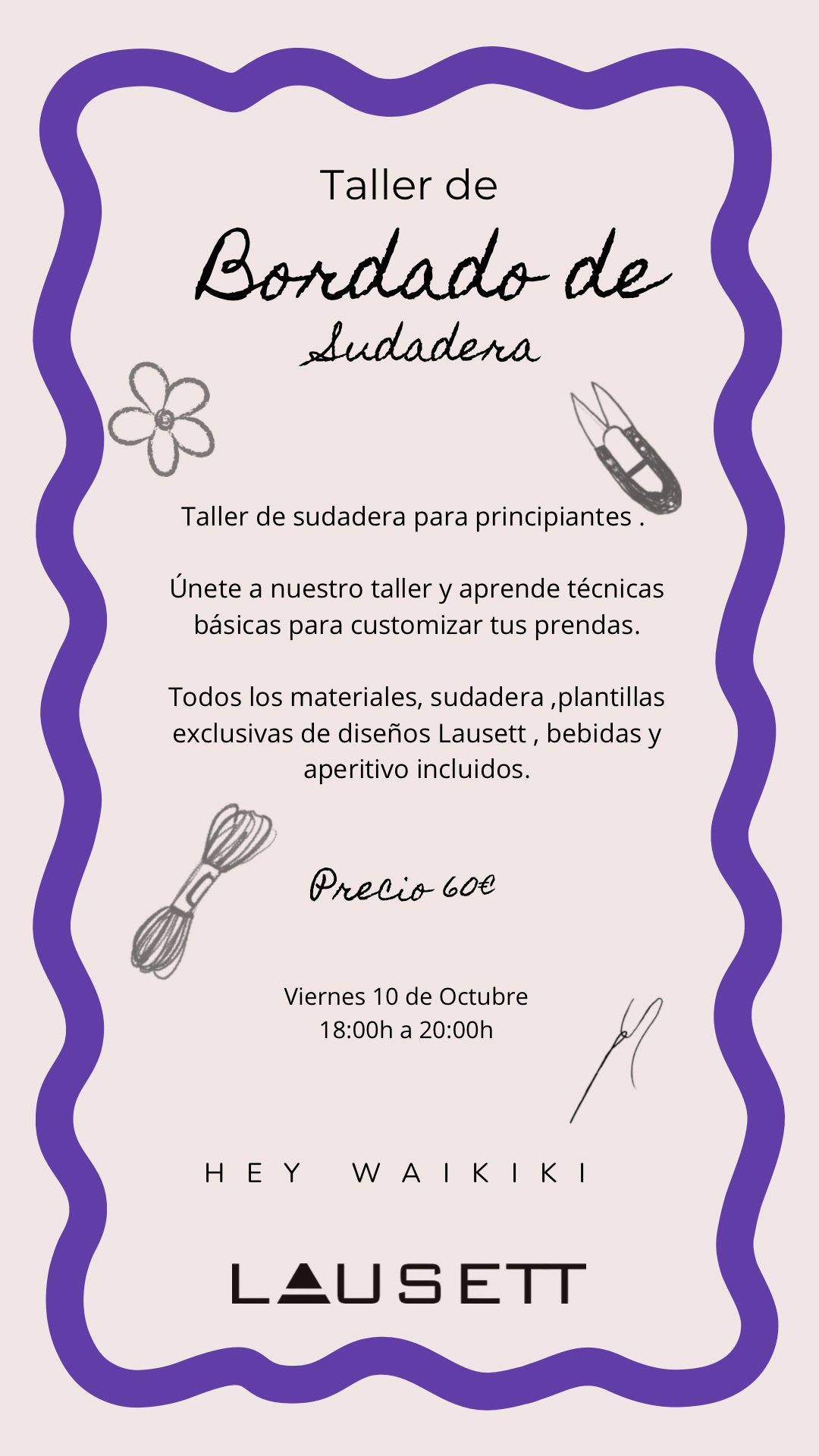 Taller LAUSETT x HEY WAIKIKI