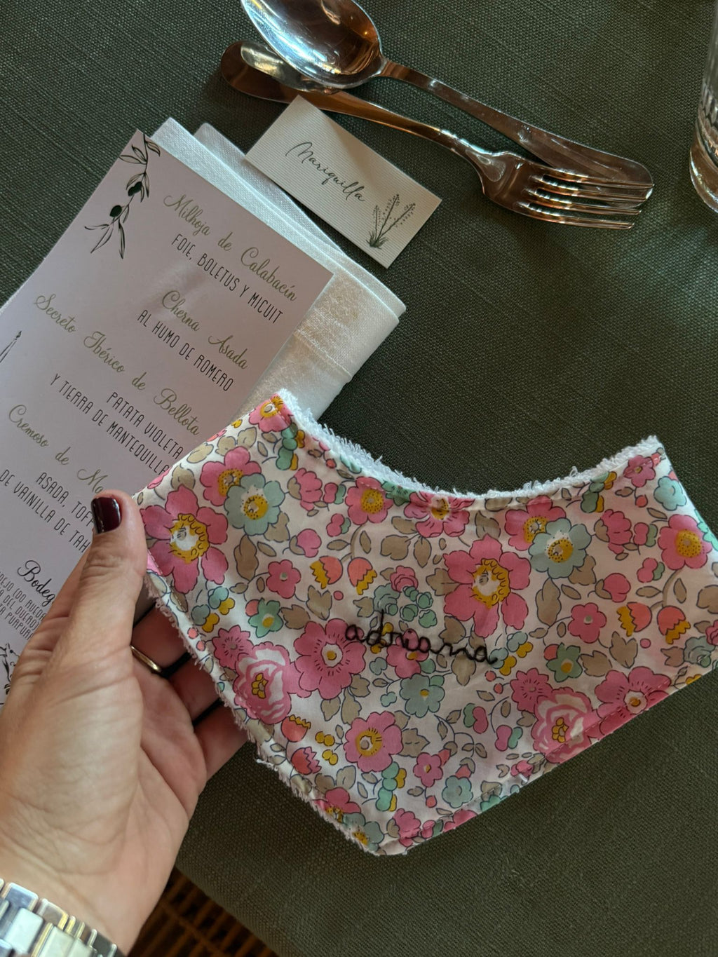 Babero personalizado