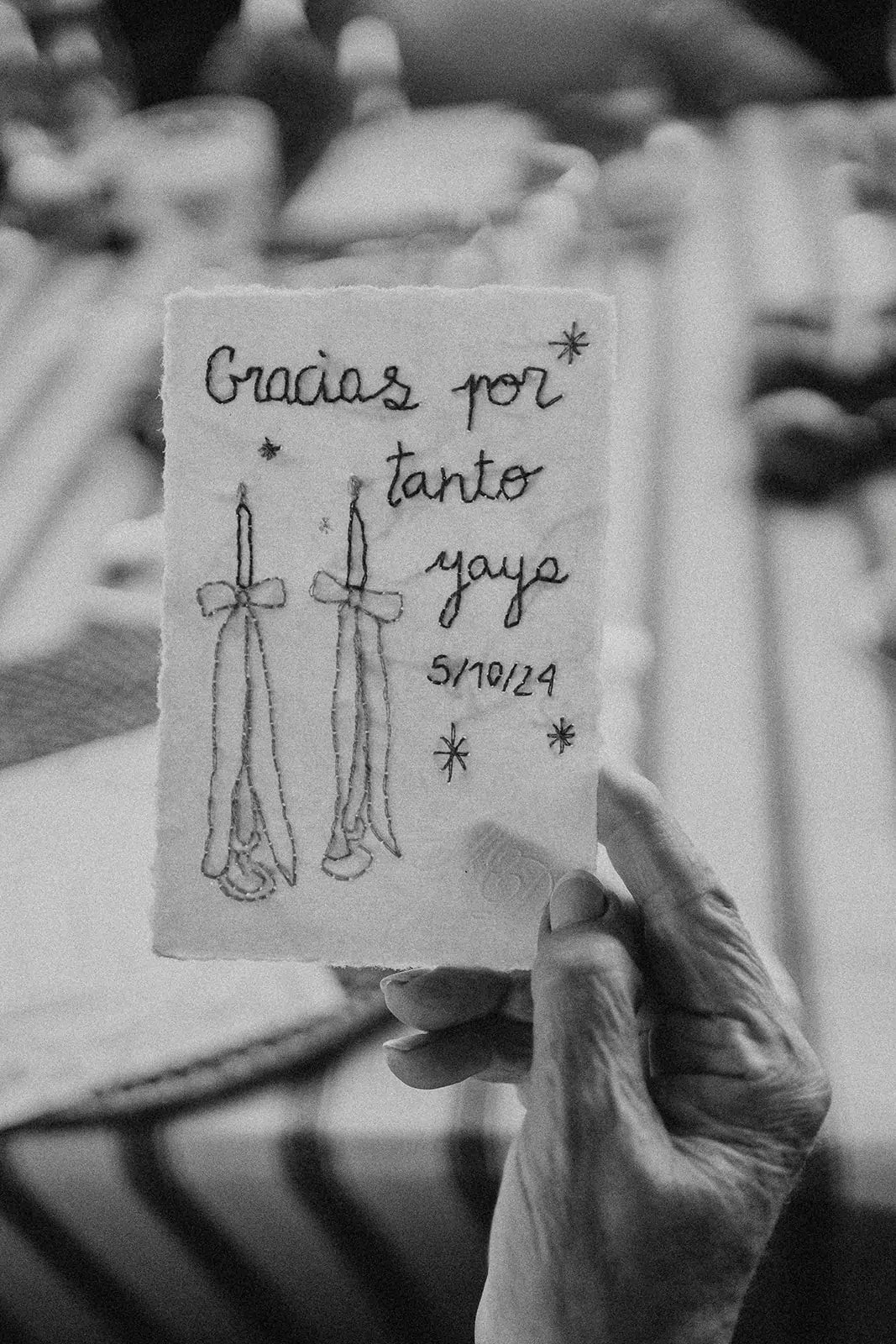 Papelería Bordada a Mano