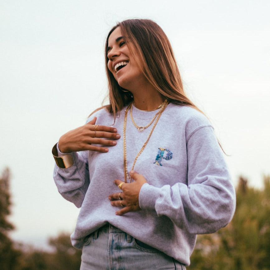 SUDADERA 1 INICIAL LATERAL UNISEX