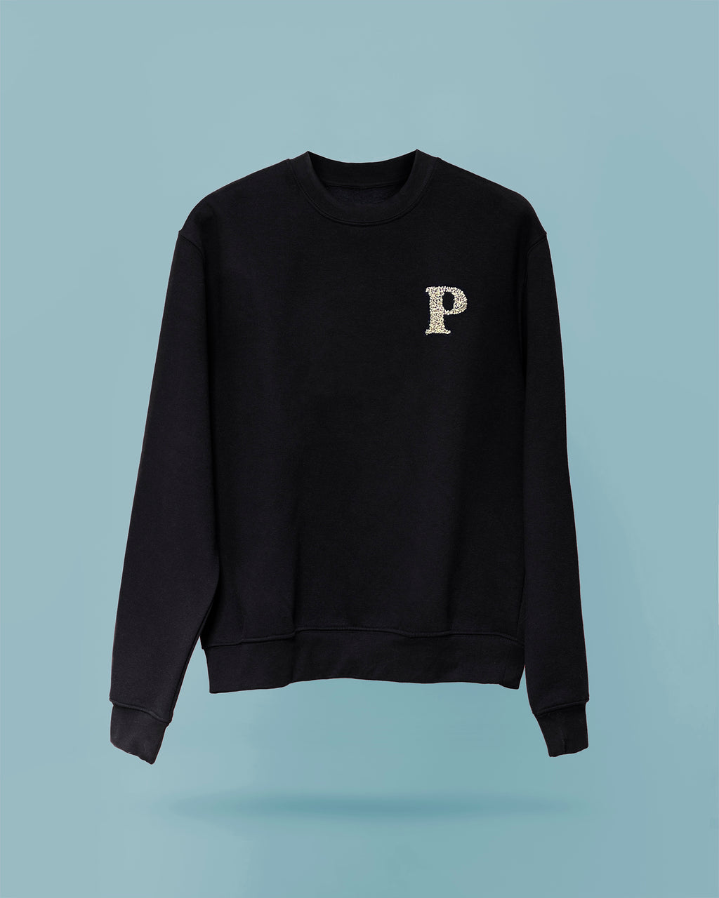 SUDADERA 1 INICIAL LATERAL BEIGE